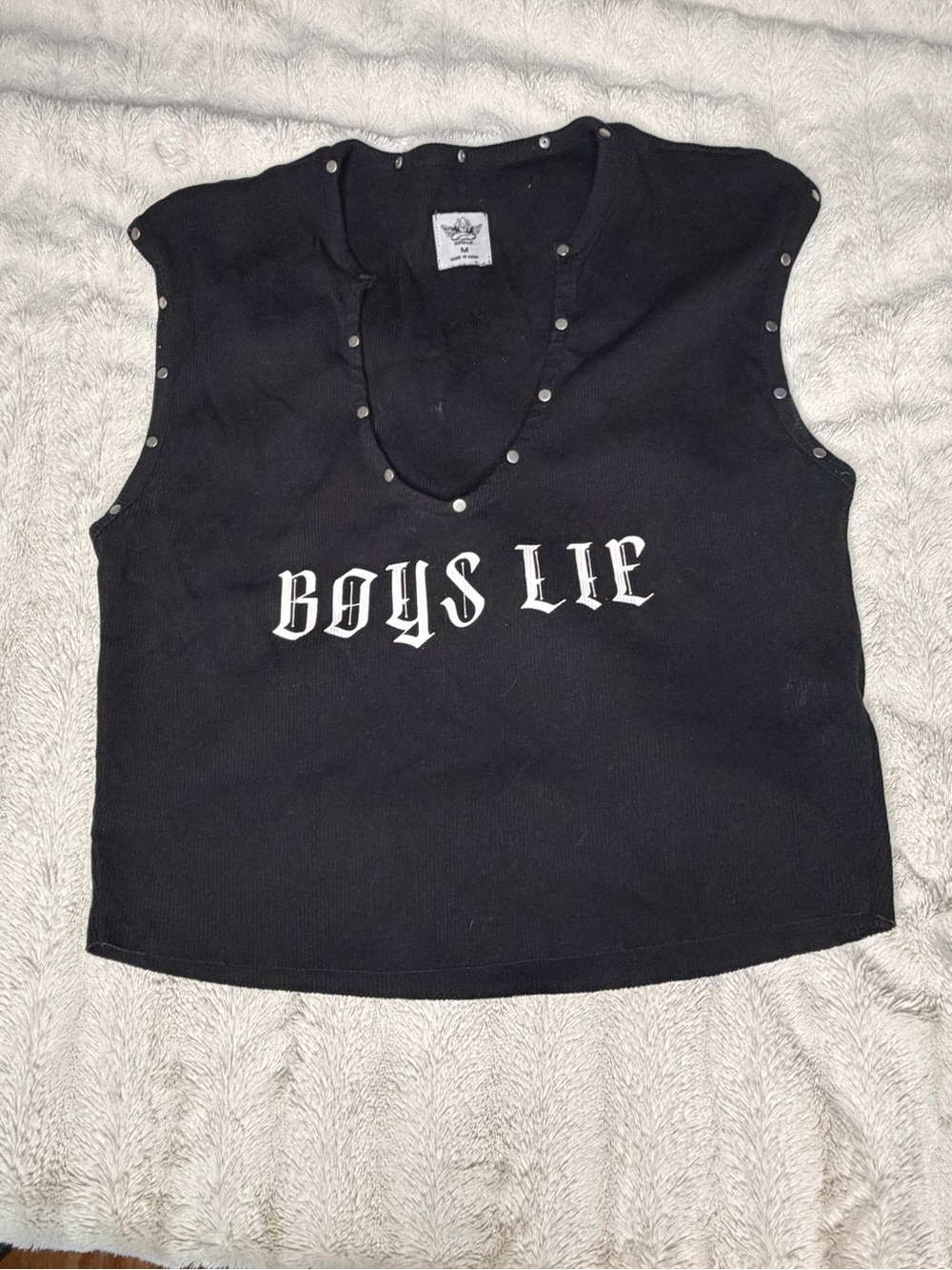 Boys Lie Studded V Neck